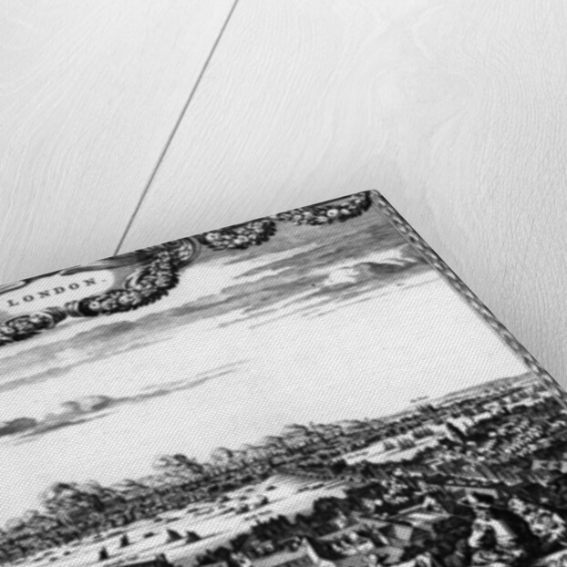 Broadside of the Great Fire of London, 1666 by Pieter Hendricksz Schut