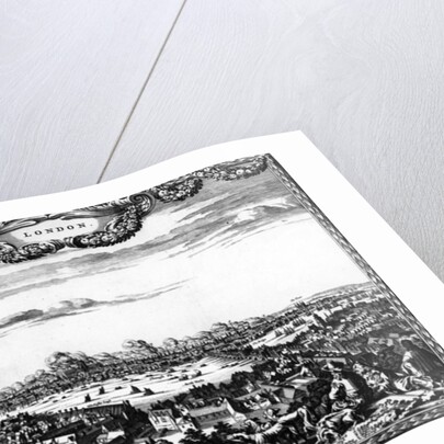 Broadside of the Great Fire of London, 1666 by Pieter Hendricksz Schut