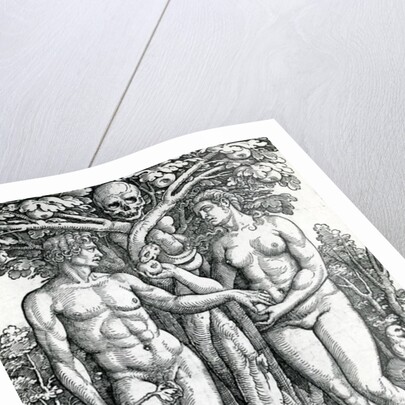 The Fall of Adam and Eve, c.1525-27 by Hans Sebald Beham