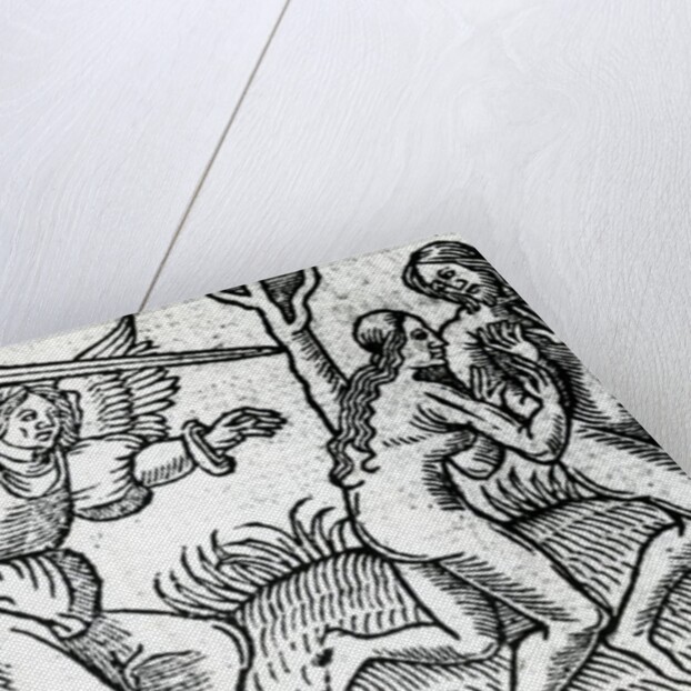 The Expulsion from the Garden of Eden by English School