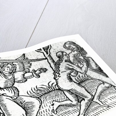 The Expulsion from the Garden of Eden by English School