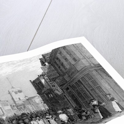 Market day in Dartford, Kent by George Shepherd