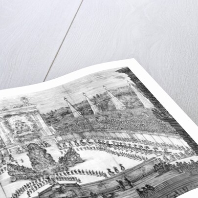 A performance of 'Ercole in Tebe' in the Boboli Gardens by Stefano della Bella