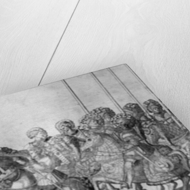 Plate 30 and 31 of the Entry of Pope Clement VII and Emperor Charles V into Bologna on 24 February 1530, published c.1530 by Nicholas Hogenberg