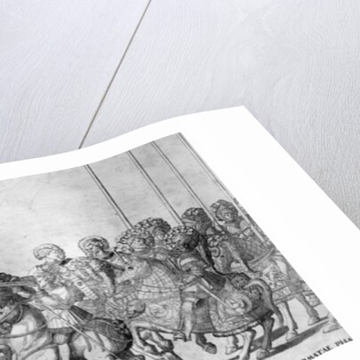 Plate 30 and 31 of the Entry of Pope Clement VII and Emperor Charles V into Bologna on 24 February 1530, published c.1530 by Nicholas Hogenberg