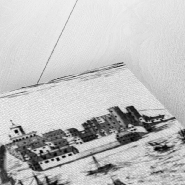 The West Prospect of the Town of Liverpool, as it appeared about the year 1680 by John Eyes Jnr