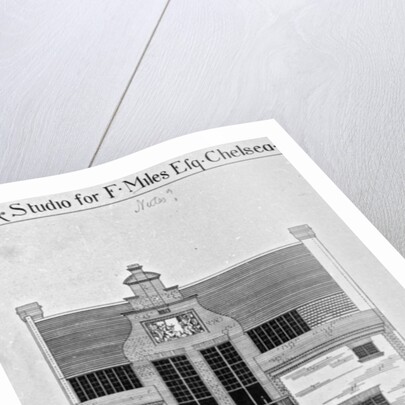 House & Studio for F. Miles Esq., Chelsea by English School