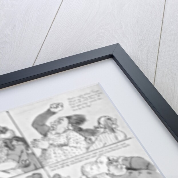 Sketches in a Shaving Shop, 1794 by Richard Newton