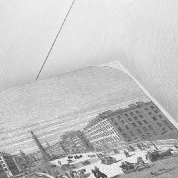 Carlisle Bridge and Sackville Street, Dublin by (after) English School