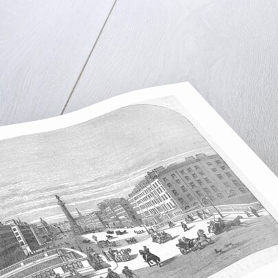 Carlisle Bridge and Sackville Street, Dublin by (after) English School