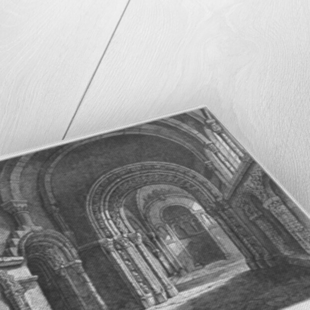 Cormac's Chapel, Cashel by William Henry Bartlett (after)