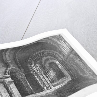 Cormac's Chapel, Cashel by William Henry Bartlett (after)