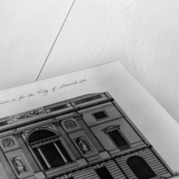 Elevation of the Theatre, &c. for the City of Limerick, 1788 by Irish School