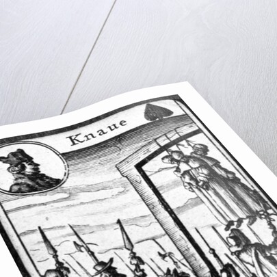 Several Jesuits hanged for Treason, Knave of Spades from a pack of playing cards by English School