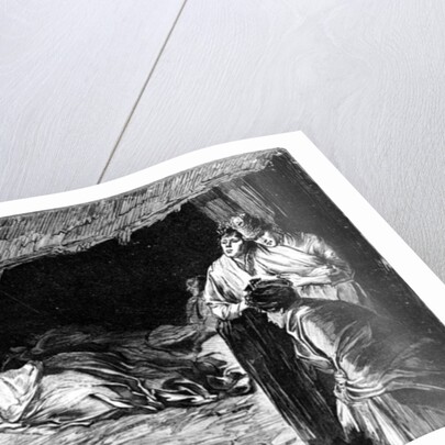 Outcasts Sleeping in Sheds in Whitechapel, 1888 by English School