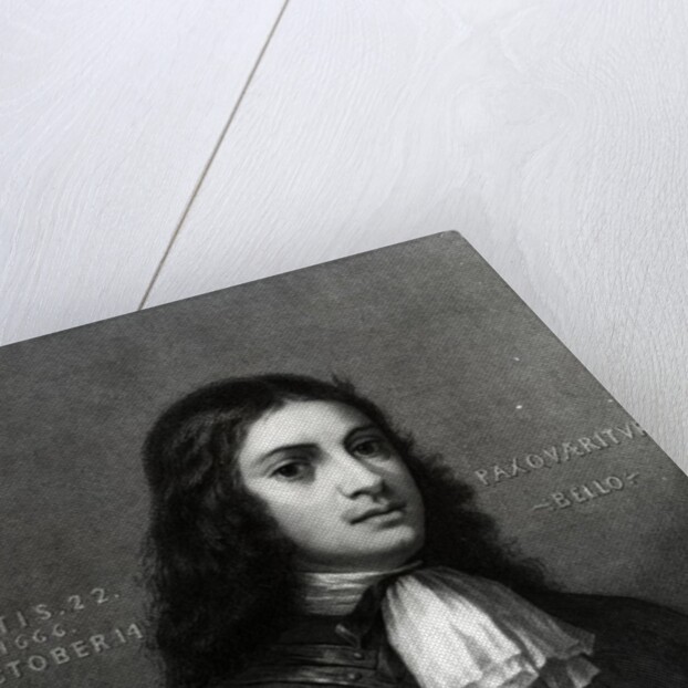 William Penn aged Twenty Two, print made by S. A. Schoff, 1862 by English School