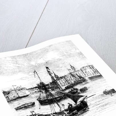 Wharfs on the River Thames, Nicholson's Wharf to Customs House by English School