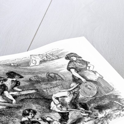 View of a Dust-yard by English School