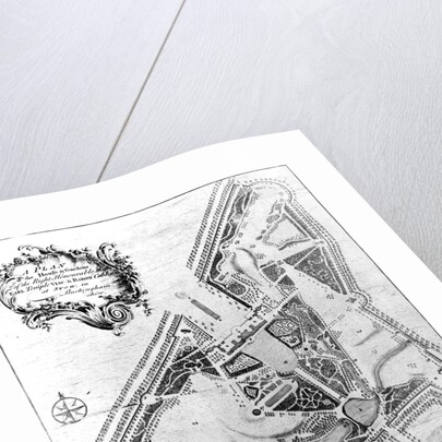 A Plan of the House and Gardens at Stowe, Buckinghamshire by Johann Sebastien Muller
