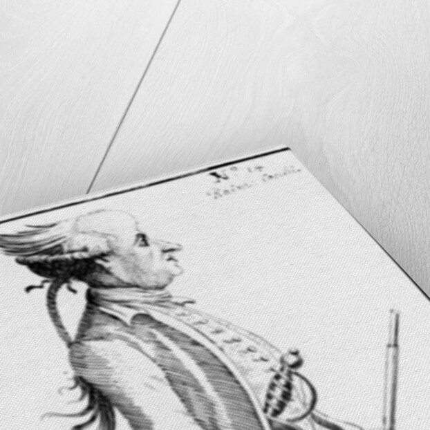 Caricature of Raimondo Cocchi by Thomas Patch