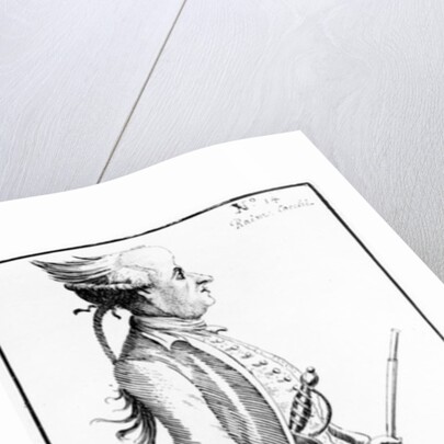 Caricature of Raimondo Cocchi by Thomas Patch