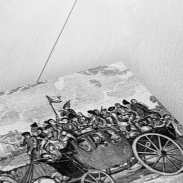 Going to Bury Fair, 1750 by English School