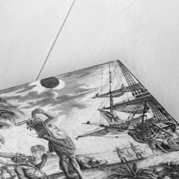 The Indians astonished at the eclipse of the moon foretold by Columbus, 1770 by English School