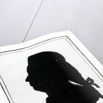Silhouette of Michael O'Kelly, 1786 by Hieronymus Loschenkohl