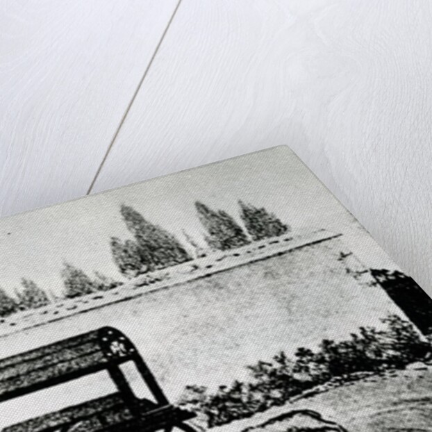 Mozart's coffin followed by a dog, c.1791 by Anonymous Anonymous