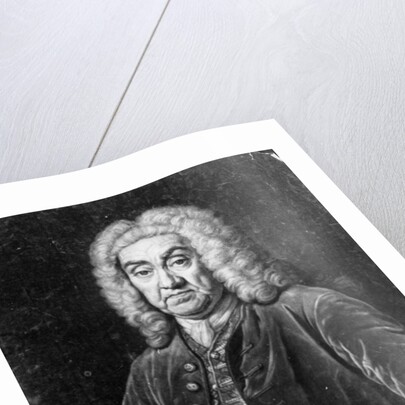 John James Heidegger, engraved by John Faber, 1749 by Jean-Baptiste van Loo