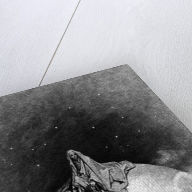 Illustration from Edgar Allan Poe's 'The Raven', 1882 by Gustave Dore