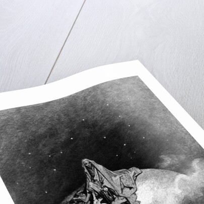 Illustration from Edgar Allan Poe's 'The Raven', 1882 by Gustave Dore