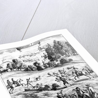 Unharbouring ye Stagg by English School