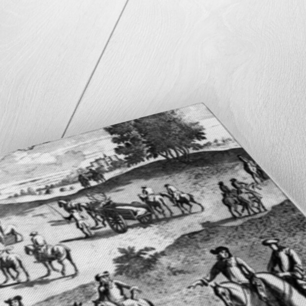 The end of the chase of the stagg by English School