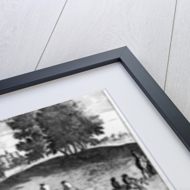 The end of the chase of the stagg by English School