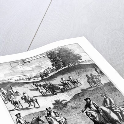 The end of the chase of the stagg by English School