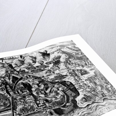 The Spanish attempt to capture Algiers, 1541 by Spanish School