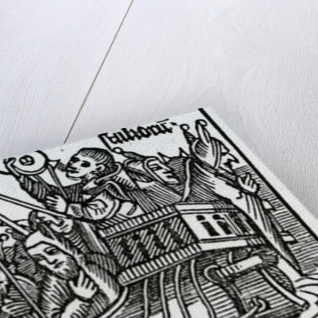 Frontispiece to the English translation of Sebastian Brandt's 'The Ship of Fools', edition published in 1874 by (after) German School