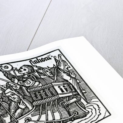 Frontispiece to the English translation of Sebastian Brandt's 'The Ship of Fools', edition published in 1874 by (after) German School