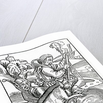 Of euyl Counsellours, Juges and men of lawe by (after) German School