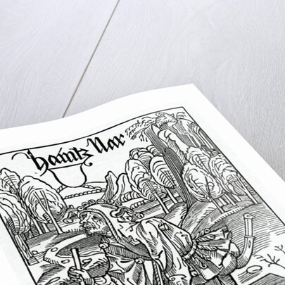 Of old folys that is to say the longer they lyue the more they ar gyuen to foly by (after) German School