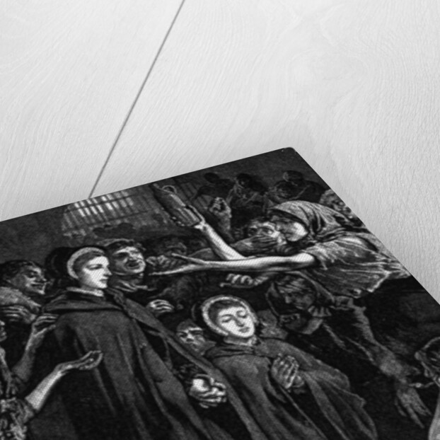 Elizabeth Fry and Anna Buxton visiting Newgate Prison by English School