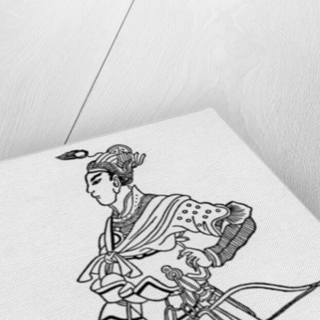 Batu Khan, Mongol ruler, 1871 by Anonymous