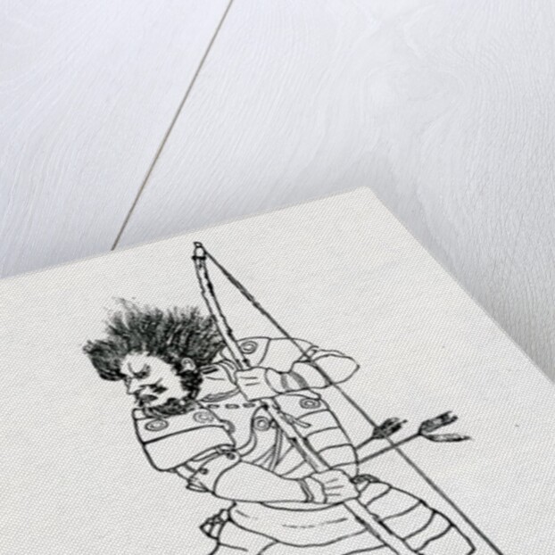 An Ancient Japanese Archer, 1871 by Anonymous