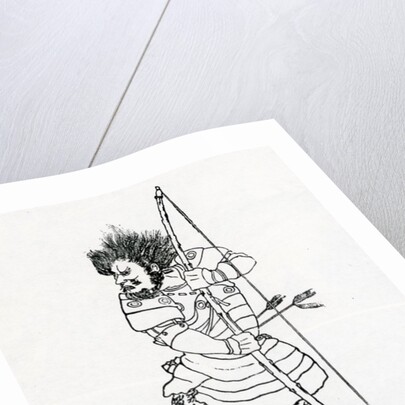 An Ancient Japanese Archer, 1871 by Anonymous