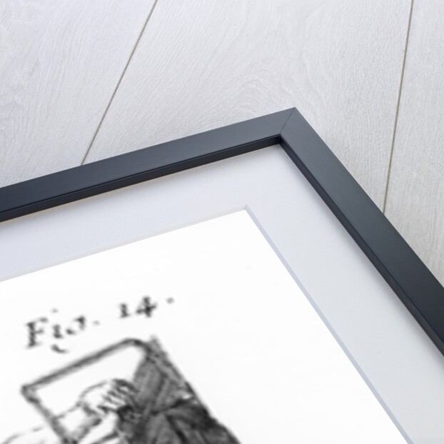 Carpenter making fretwork by French School