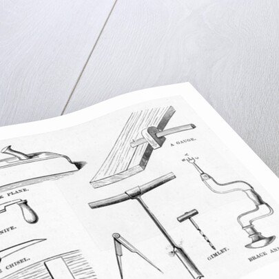 Carpenter's Tools by English School