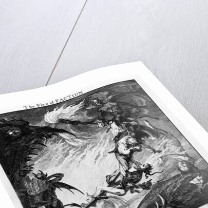 The Fire of Faction, 1762 by Paul Sandby