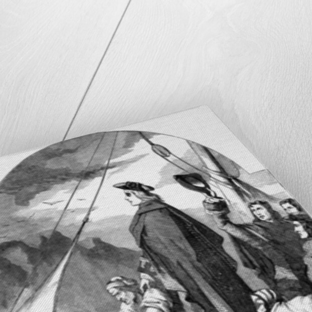 Landing of the Chevalier de St. George in Scotland by English School