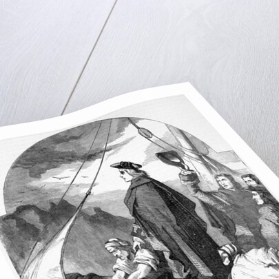 Landing of the Chevalier de St. George in Scotland by English School